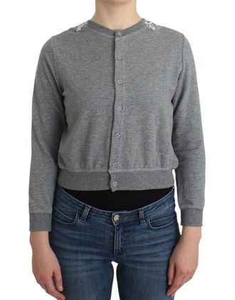 Ermanno Scervino Lingerie Lace Sweater Cardigan Womens Top