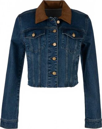 Kut from the Kloth Womens Kerry Cropped Jacket In Affined