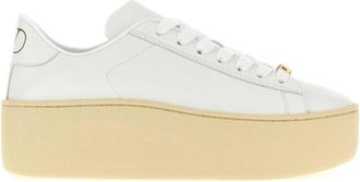 Valentino Garavani White Leather Sneakers