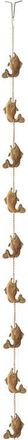 Glitzhome 8.5ft Faux Copper Patina Finish Fish Shaped Rain Chain with Clip in Gold at Nordstrom