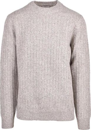 AT.P. CO Maglione Irocollo - Heren - Ronde hals truien - Beige - XL - Wol - Truien & Vesten