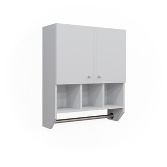 Vicco Armario De Ba&ntilde;o Fynn, Blanco, 59.2 X 70.5 Cm Mueble Alto Con 2 Puertas