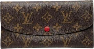 Louis Vuitton Pre-owned Wallets, female, Brown, Size: ONE SIZE Pre-owned Canvas Wallet