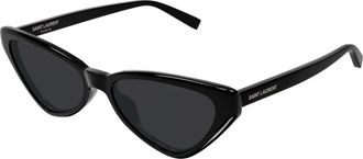 Saint Laurent SL 944 Zonnebril - Dames - Accessoires - Zwart - Maat: 54 MM Nylon