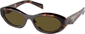 Prada PR 26ZSF Asian Fit 14L09Z Womens Sunglasses Tortoiseshell Size 56