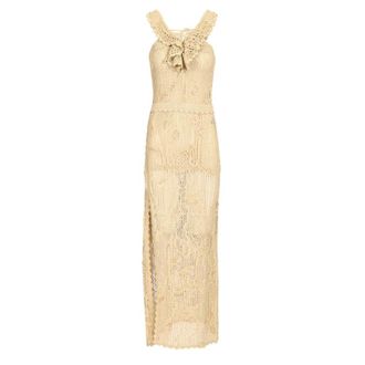 Isabel Marant Ornella Dress - female - Isabel Marant - Maxi Dresses - Beige - S - Dresses