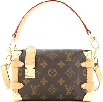 Louis Vuitton Side Trunk PM schoudertas met monogram canvas - Bruin