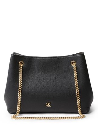 Calvin Klein Jeans Womens MNML MNGRM CHN SHLDR LV04F3205G Crossover, Black (Black), One Size