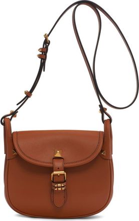 Valentino Garavani Small Flaneuse Leather Shoulder Bag in Brown at Nordstrom