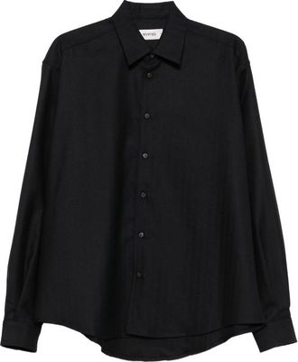 Spina Herringbone-weave Button-down Shirt