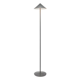 Zafferano L&aacute;mpara de pie led pina xxl recargable 6 w gris