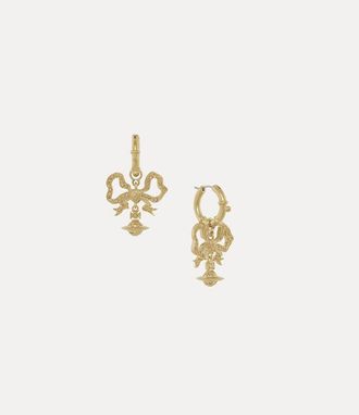 Vivienne Westwood Florindella Earrings Gold-jonquil-crystal Gold-jonquil-crystal Women