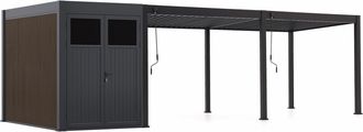 Kees Smit Cedrino Pergola 600x300x255cm incl. Berging 300x200cm