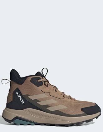 adidas Terrex anylander mid scarpe da trekking in cardboard / blanch cargo-Marrone