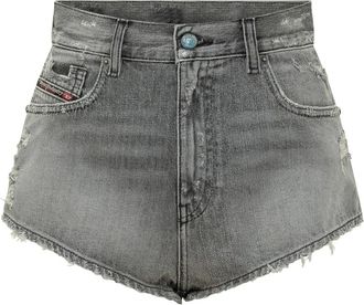 Diesel Denim Shorts - Dames - Denim shorts - Blauw - W27 - Denim - Korte Broeken