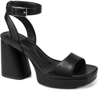 DKNY Scotia Ankle Strap Sandal in Black. at Nordstrom, Size 5.5
