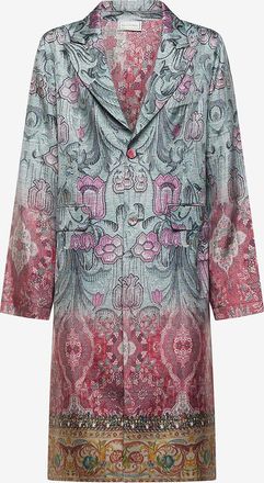 Pierre-Louis Mascia Leichter Seidenjacquardmantel Cialda Miraggio