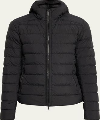 Canada Goose Mens Crofton Packable Quilted Matte Ripstop Hoodie