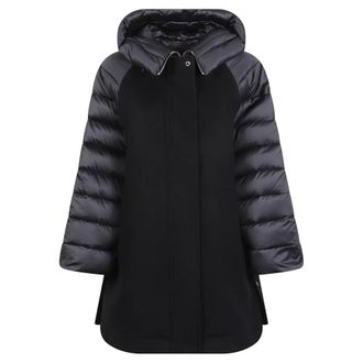 Moorer Gewatteerd jack met capuchon - Dames - Jassen - Blauw - Maat: XS