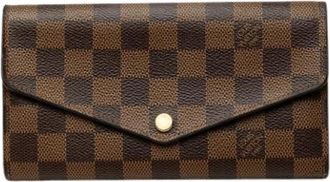 Louis Vuitton Pre-owned Long Wallet - Dames - Vintage Accessoires - Bruin - ONE Size - Vintage