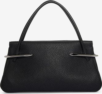 Givenchy Trapezf&ouml;rmige Handtasche aus gl&auml;nzendem Leder Pinch