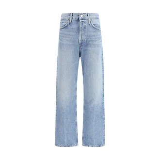 A Gold E Agolde Cotton Straight-Leg Womens Jeans