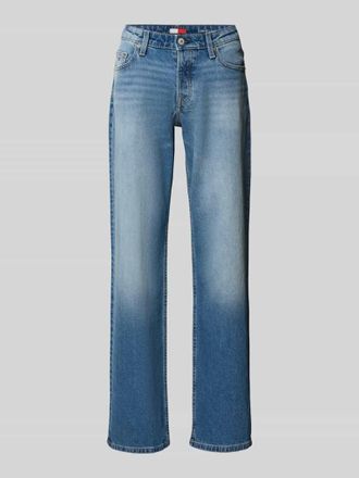 Tommy Jeans Straight Fit Jeans aus Baumwoll-Mix Modell SOPHIE in Jeansblau, Gr&ouml;&szlig;e 25/30