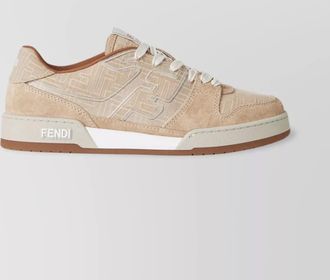 Fendi leather low-top sneakers