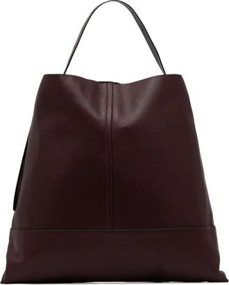 AllSaints Borsa tote Asha con fibbia - Rosso