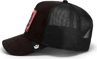Goorin Brothers Pantera Suede Trucker Cap - unisex - Accessoires - Zwart - Maat: ONE Size Su&egrave;de