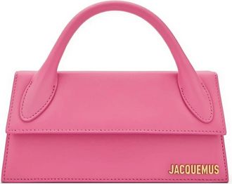 Jacquemus Horloges - Dames - Handtassen - Roze - ONE Size - Katoen - Tassen