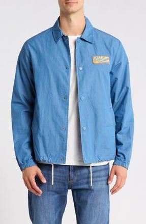 Faherty Sunwashed Coach Jacket in Marine Blue at Nordstrom Rack, Size Xx-Large