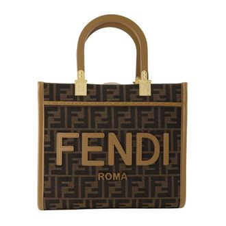Fendi Sunshine Sac for Women - female - Fendi - Shopping Bags - Brown - ONE SIZE - Bags
