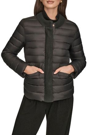 DKNY Nylon Down Jacket in Black at Nordstrom, Size X-Large