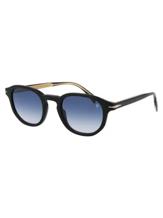 Eyewear by David Beckham Mens Sunglasses Db 1007-S Black Acetate