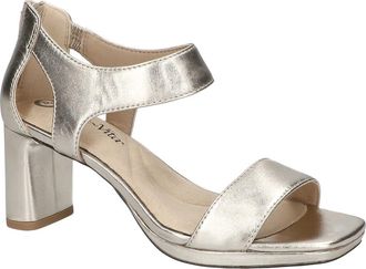 Bella Vita Sonic Ankle Strap Sandal in Champagne Leather at Nordstrom, Size 7.5