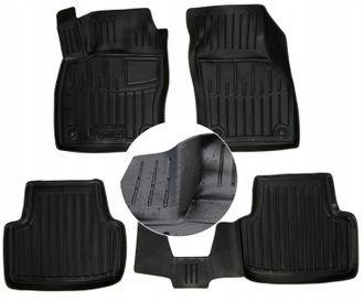 OEM Alfombrillas Y Limpiaparabrisas De Goma Para Vw Jetta 7 A Partir De 2017 - Ud Troughs