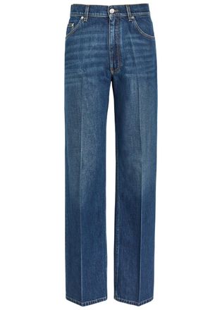 Stella McCartney Stella Mccartney Embroidered Straight-leg Jeans - Dark Blue - 27 (W27 / UK8-10 / S)