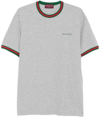 Gucci Short Sleeve Cotton Jersey T-Shirt