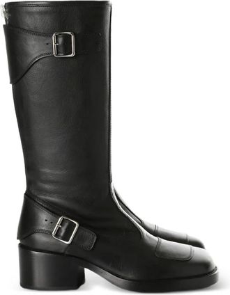Ann Demeulemeester Balo High Biker Boots - female - Ann Demeulemeester - High Boots - Black - 3 UK - Shoes