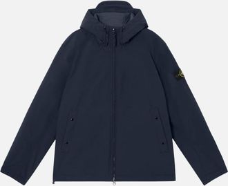 Stone Island Mens Stone Island Soft Shell With Primaloft Navy Jacket - Cream - Size: 40/Regular