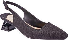 Lady Couture Ruby Slingback Pump in Black at Nordstrom Rack, Size 10