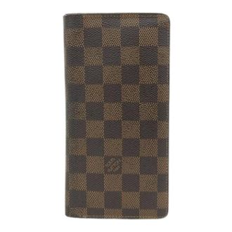 Louis Vuitton Pre-owned Wallets, female, Brown, Size: ONE SIZE Pre-owned Damier Long Wallet