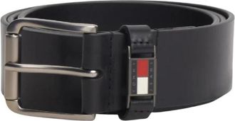 Tommy Hilfiger Roller Belt - Heren - Riemen - Zwart - 95 CM - Leer - Accessoires