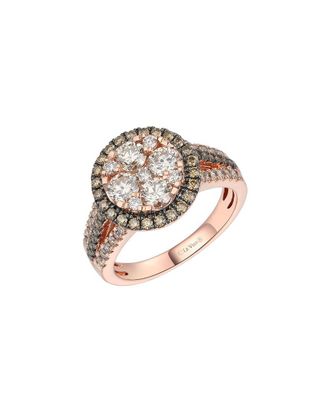 Le Vian Chocolate Diamond 14K Rose Gold 1.64 Ct. Tw. Diamond Cocktail Ring