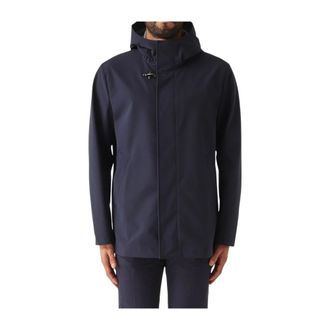 Fay Parkas, male, Blue, Size: XL Travel Parka