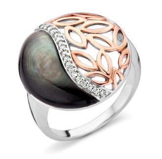 Orphelia Dames 925 Sterling Zilveren Ring - Zilver/Roos ZR-7112