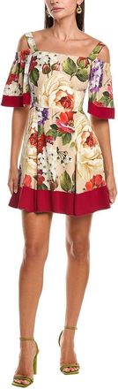 Dolce & Gabbana Silk-Blend Mini Dress