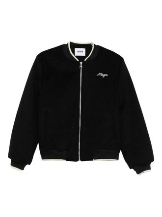 Msgm College Jacket - Black