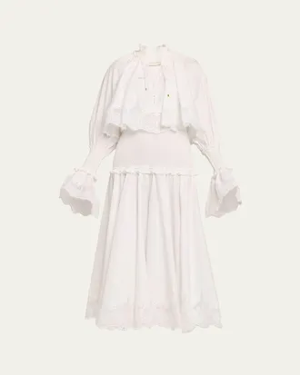 Zimmermann Alchemy Poplin Maxi Dress